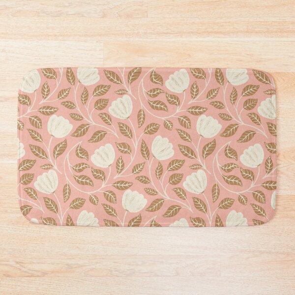 Item preview, Vintage floral pattern on a soft pink background designed and sold by Sonja Birkelbach.