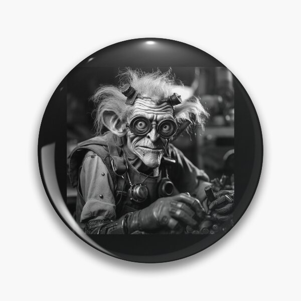 Item preview, Mad Scientist Goblin Steampunk Fantasy Art designed and sold by inkoutninja.