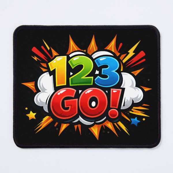 Item preview, 123 GO! Fun Retro Gaming Style designed and sold by KICOR.