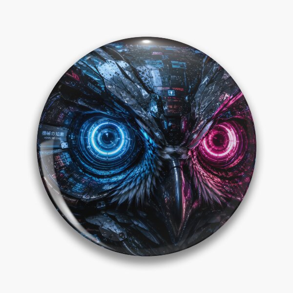 Item preview, The Cybernetic Owl designed and sold by Neo Tokio.