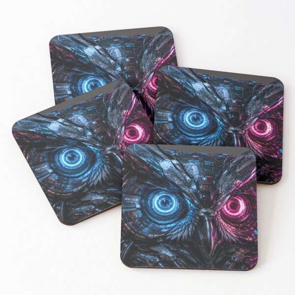 Item preview, The Cybernetic Owl designed and sold by Neo Tokio.