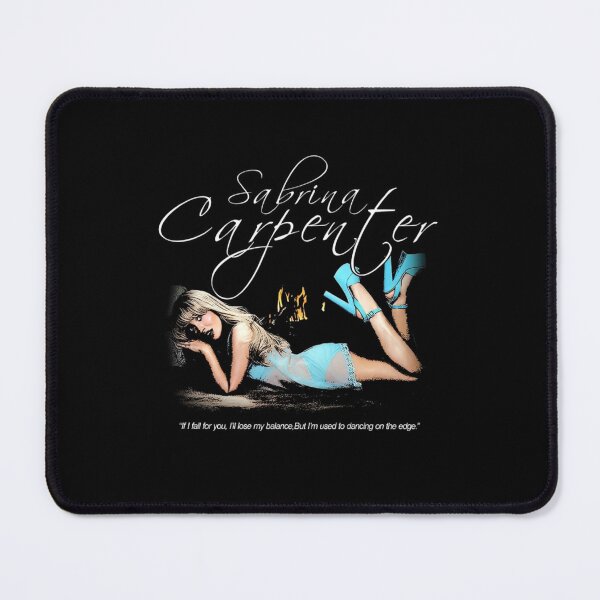 Item preview, Sabrina Carpenter Dancing On The Edge Quote Art designed and sold by Moonpaw-Whimsy.