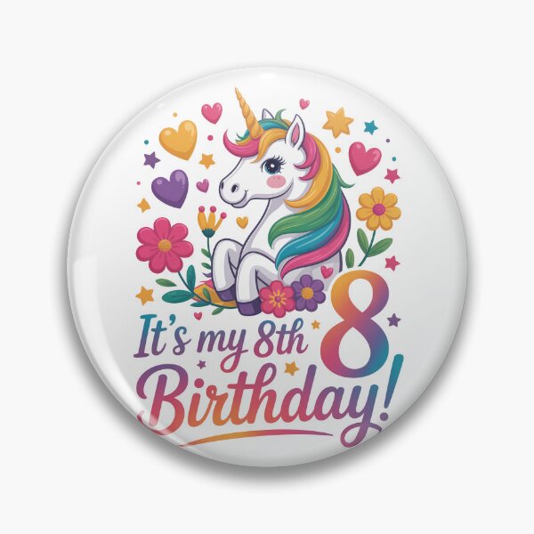 Item preview, 8 Birthday Unicorn designed and sold by jkrphoto.