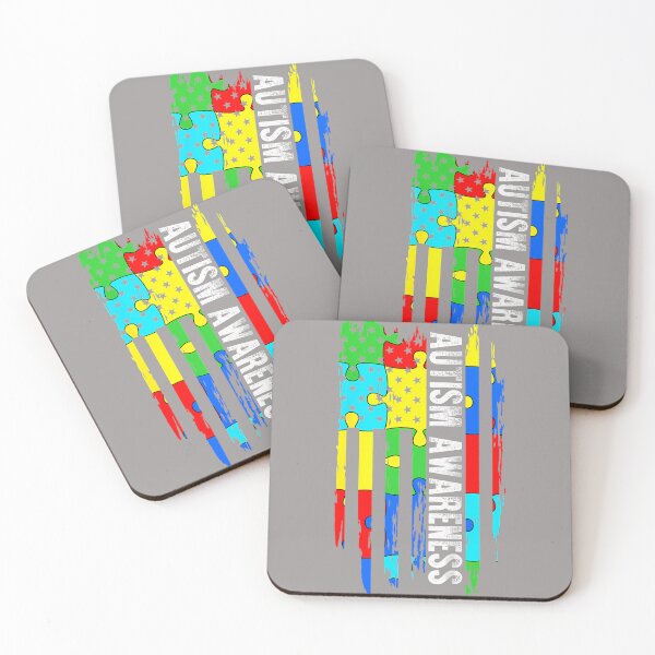 Item preview, Autism Awareness Mom Dad USA Flag Funny designed and sold by KathieFaugh.