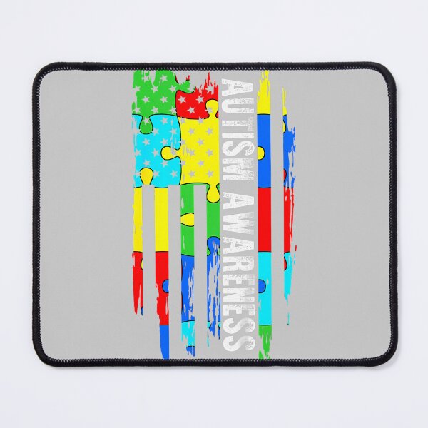 Item preview, Autism Awareness Mom Dad USA Flag Funny designed and sold by KathieFaugh.