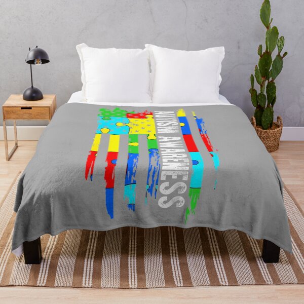 Item preview, Autism Awareness Mom Dad USA Flag Funny designed and sold by KathieFaugh.
