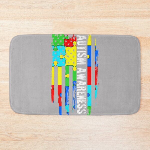 Item preview, Autism Awareness Mom Dad USA Flag Funny designed and sold by KathieFaugh.