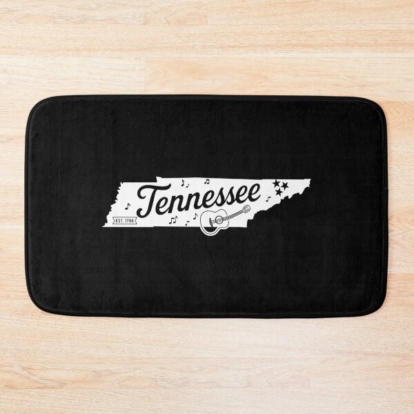 Item preview, Tennessee State Vintage Guitar Music Country Retro Map Art designed and sold by Sunflo67.