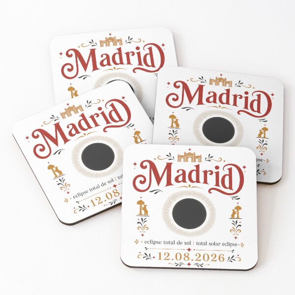 Item preview, Madrid Solar Eclipse 2026 Design designed and sold by Beyond Destinations.