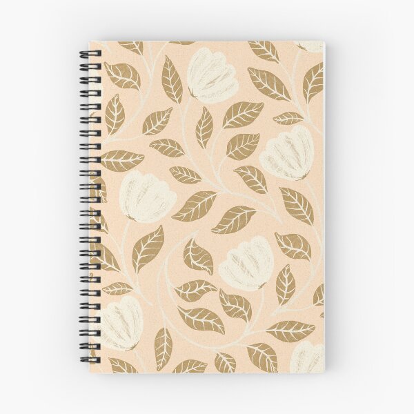 Item preview, Vintage floral pattern with golden leaves on a cream background designed and sold by Sonja Birkelbach.