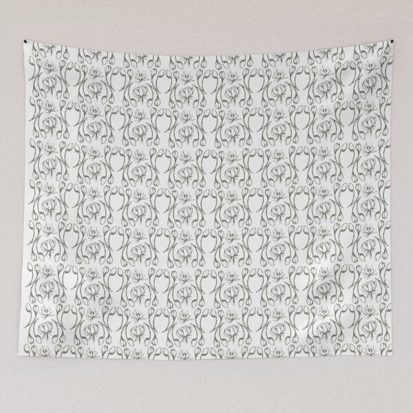Item preview, Vintage Floral Pattern Artwork | Elegant Botanical Seamless Design designed and sold by UI Expert.