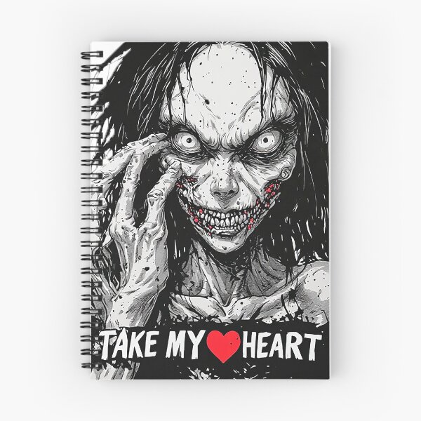 Item preview, Take My Heart – Creepy Zombie Girl Dark Romance Horror designed and sold by ChaoticZenStudio.