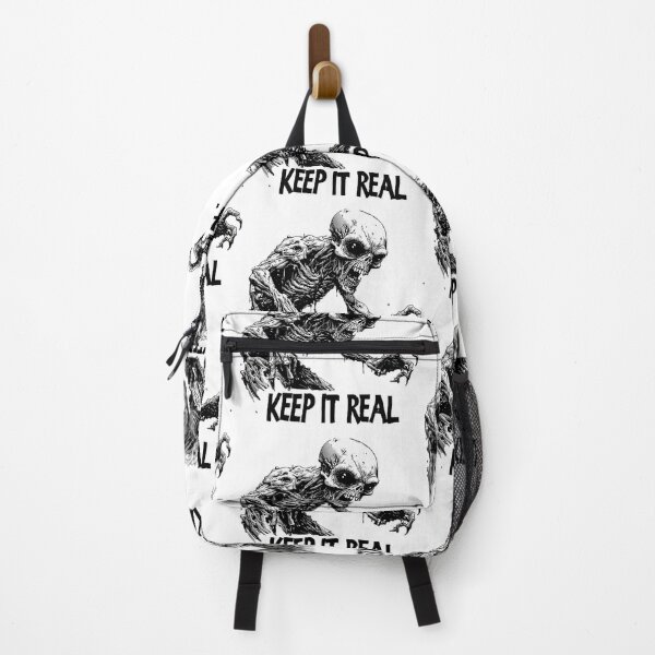 Item preview, Keep It Real – Creepy Zombie Horror Dark Humor T-Shirt designed and sold by ChaoticZenStudio.