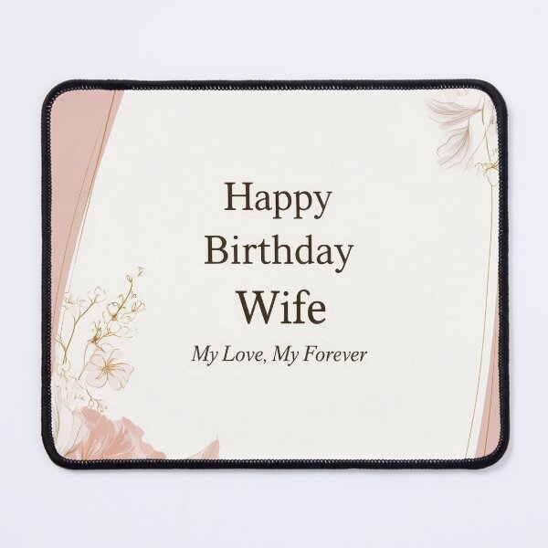 Item preview, Happy Birthday Wife Romantic Floral Card designed and sold by Zabolotna_Art.