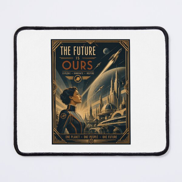 Item preview, The Future Is Ours – Retro Futurism Space Age designed and sold by Fleetwood1994.