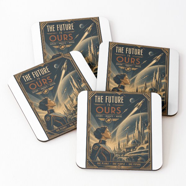 Item preview, The Future Is Ours – Retro Futurism Space Age designed and sold by Fleetwood1994.