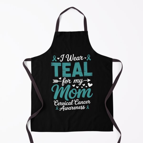 Item preview, I Wear Teal for Mom Mother Cervical Cancer Awareness Family designed and sold by sailorjessiArt.