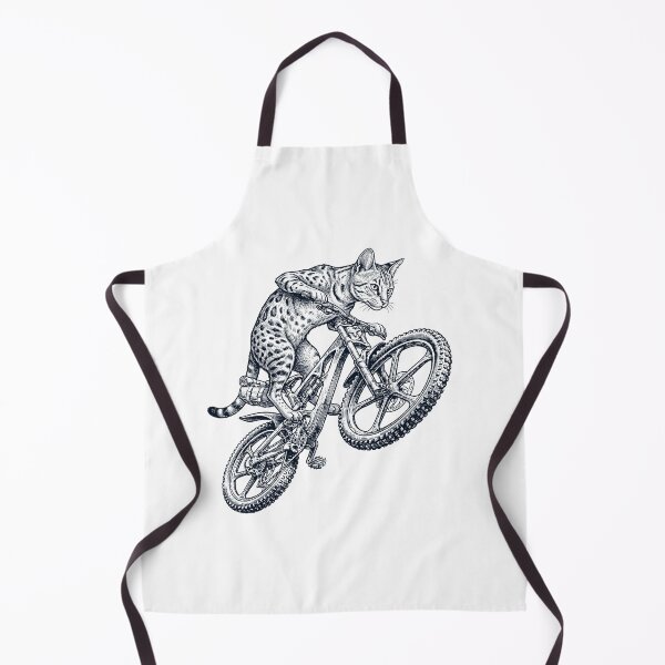 Item preview, Vintage Savannah Cat Riding Bicycle Cycling Bike Kitten Lover designed and sold by TerryConnells.