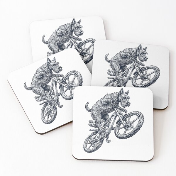 Item preview, Vintage Scottish Terrier Riding Bicycle Cycling Bike Dog Lover designed and sold by TerryConnells.
