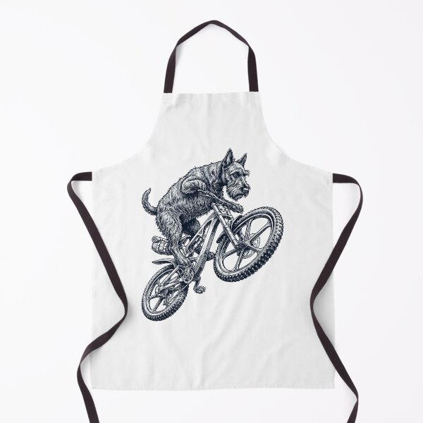 Item preview, Vintage Scottish Terrier Riding Bicycle Cycling Bike Dog Lover designed and sold by TerryConnells.