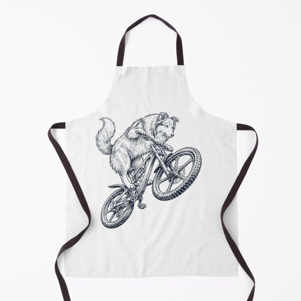 Item preview, Vintage Shetland Sheepdog Riding Bicycle Cycling Bike Dog Lover designed and sold by TerryConnells.