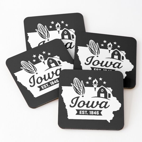Item preview, Iowa Vintage Corn Barn Torch Retro State Art designed and sold by Sunflo67.