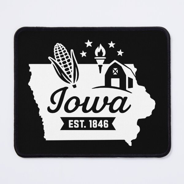 Item preview, Iowa Vintage Corn Barn Torch Retro State Art designed and sold by Sunflo67.