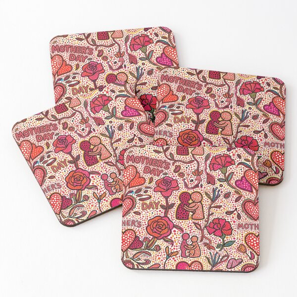 Item preview, Mother's Day Seamless Polka Dot Pattern designed and sold by TwoDotsStudio.