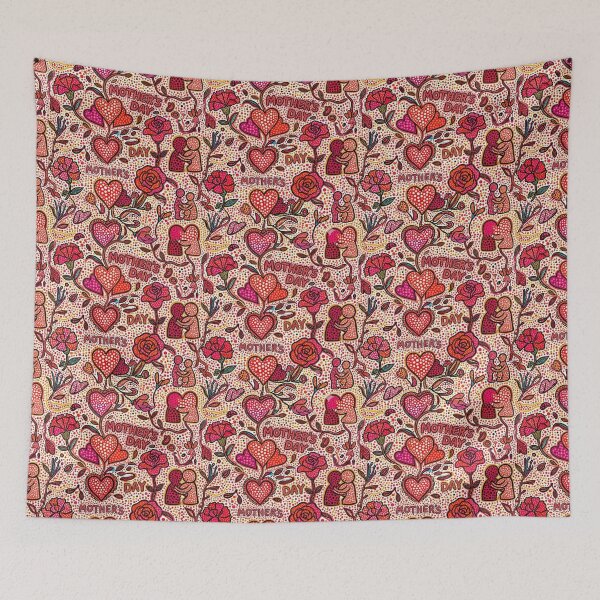 Item preview, Mother's Day Seamless Polka Dot Pattern designed and sold by TwoDotsStudio.