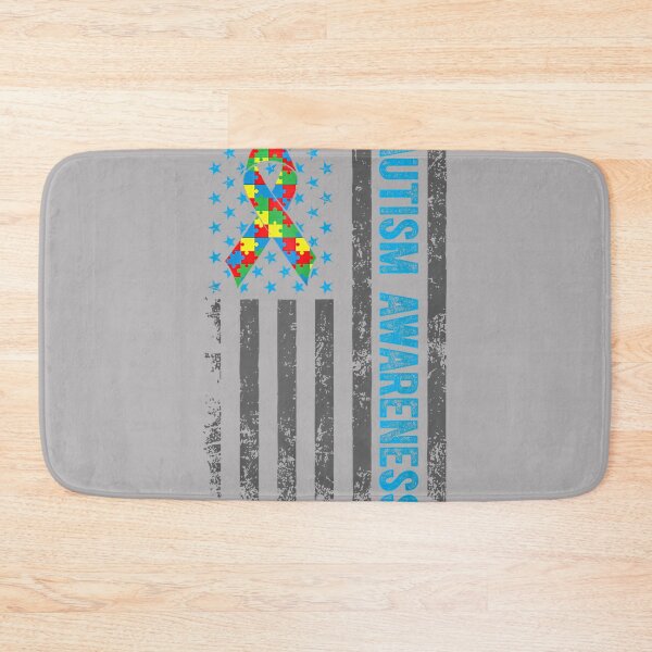 Item preview, Autism Awareness US American Flag Mom Dad Kids designed and sold by KathieFaugh.