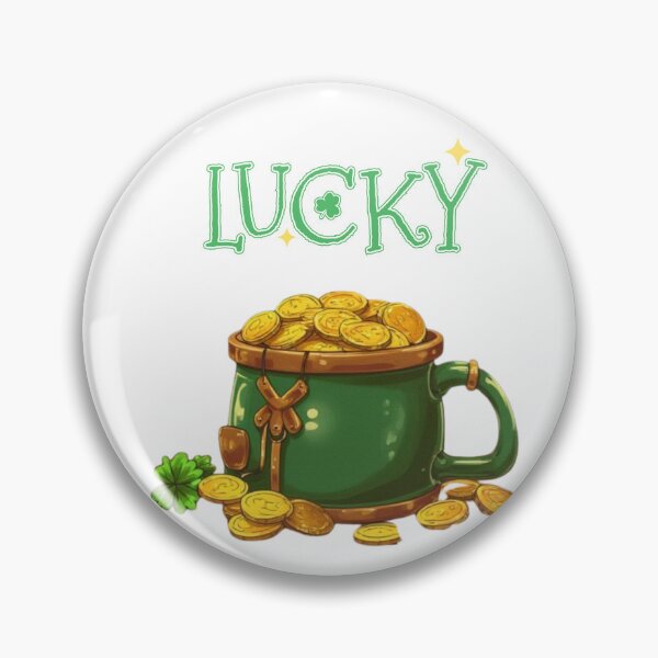 Item preview,  Lucky Pot of Gold Mug with Clover | St Patrick’s Day Irish Luck Design designed and sold by JessLamunn89.