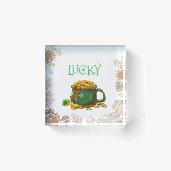 Item preview,  Lucky Pot of Gold Mug with Clover | St Patrick’s Day Irish Luck Design designed and sold by JessLamunn89.