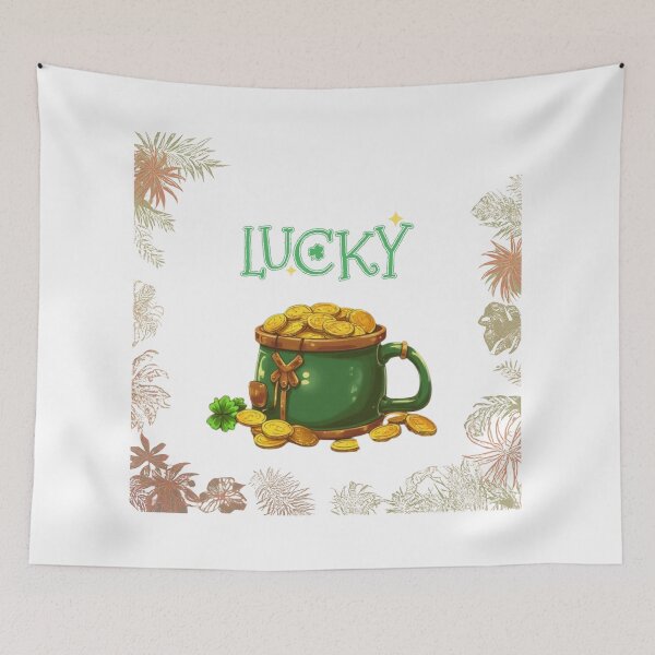 Item preview,  Lucky Pot of Gold Mug with Clover | St Patrick’s Day Irish Luck Design designed and sold by JessLamunn89.