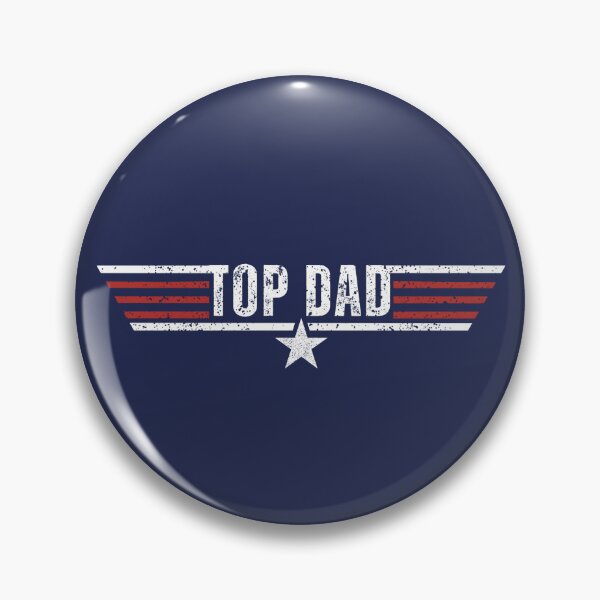 Item preview, Top Dad Funny Retro Fighter Pilot Father's Day Gift Design designed and sold by tarzbol.