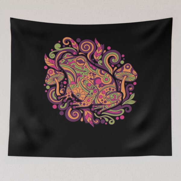 Item preview, Trippy Festival Hippie Mushroom Tie Dye Rave designed and sold by LuminOrb.