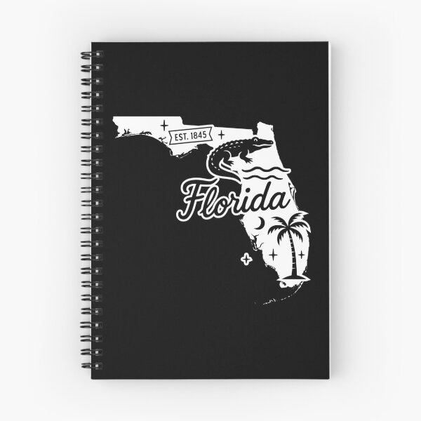 Item preview, Florida Vintage Alligator Palm Tree Retro State Art designed and sold by Sunflo67.
