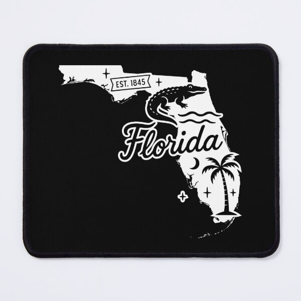 Item preview, Florida Vintage Alligator Palm Tree Retro State Art designed and sold by Sunflo67.
