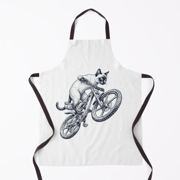 Item preview, Vintage Siamese Cat Riding Bicycle Cycling Bike Kitten Lover designed and sold by TerryConnells.