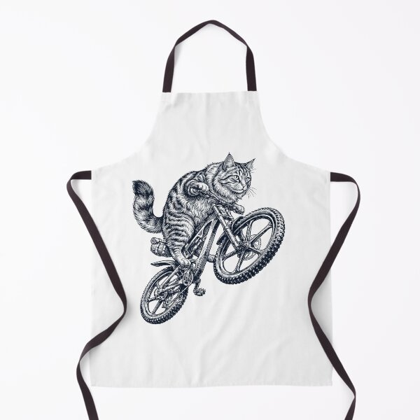 Item preview, Vintage Siberian Cat Riding Bicycle Cycling Bike Kitten Lover designed and sold by TerryConnells.