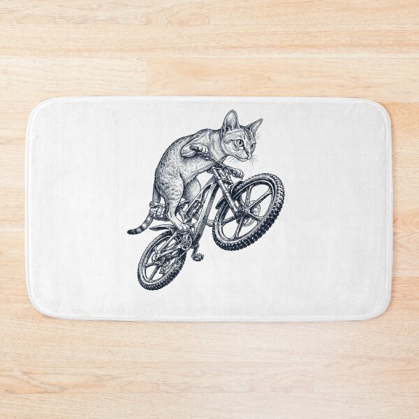 Item preview, Vintage Singapura Cat Riding Bicycle Cycling Bike Kitten Lover designed and sold by TerryConnells.