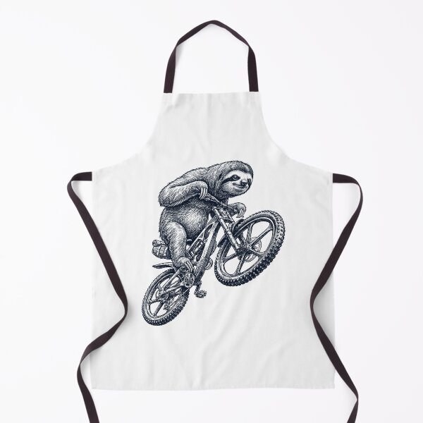 Item preview, Vintage Sloth Riding Bicycle Cycling Bike Animal Lover designed and sold by TerryConnells.