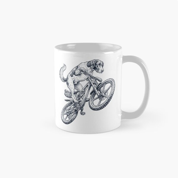 Aperçu de l'œuvre Vélo vintage pour petit chien de race Munsterlander Pointer, idéal pour les amoureux des chiens. créée et vendue par TerryConnells.