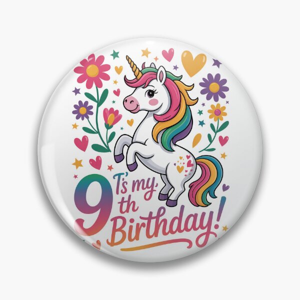 Item preview, 9 Birthday Unicorn designed and sold by jkrphoto.