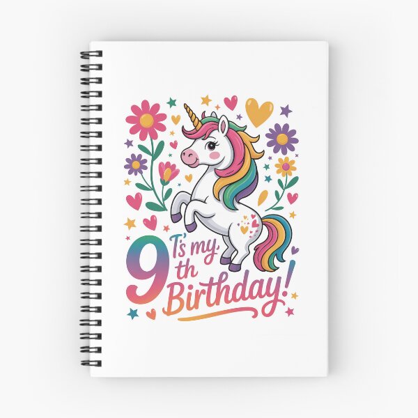 Item preview, 9 Birthday Unicorn designed and sold by jkrphoto.