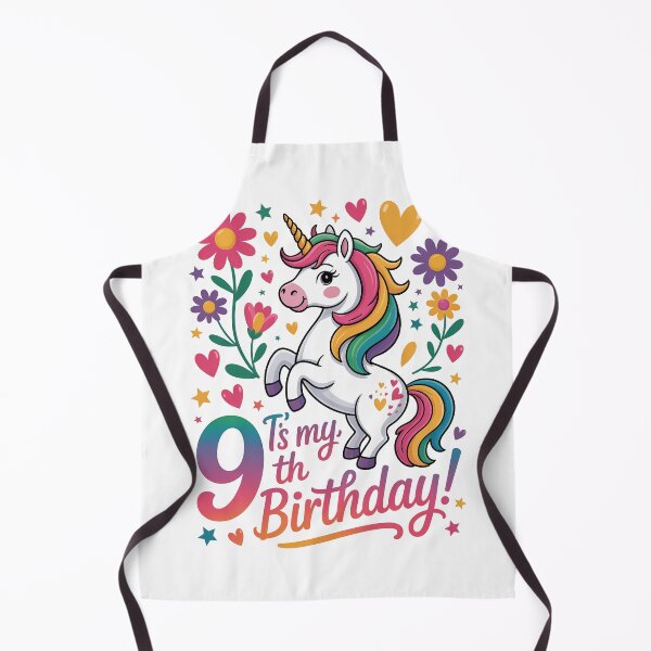 Item preview, 9 Birthday Unicorn designed and sold by jkrphoto.
