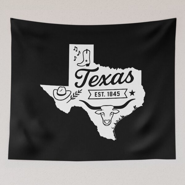 Item preview, Texas Vintage Longhorn Cowboy Boot Hat Retro Art designed and sold by Sunflo67.