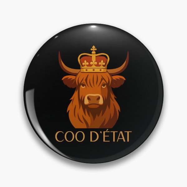 Item preview, Scottish Highland Cow Wearing a Crown designed and sold by AberDons.