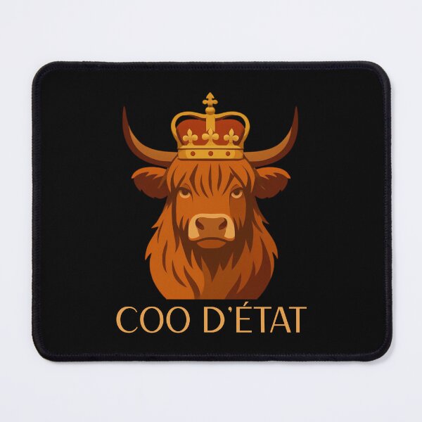 Item preview, Scottish Highland Cow Wearing a Crown designed and sold by AberDons.