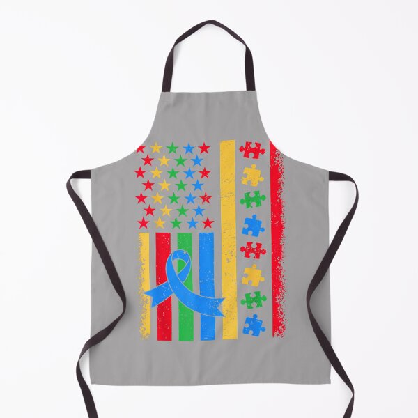 Item preview, Autism Awareness USA Flag Puzzle Ribbon Support Mom Dad Kid designed and sold by KathieFaugh.