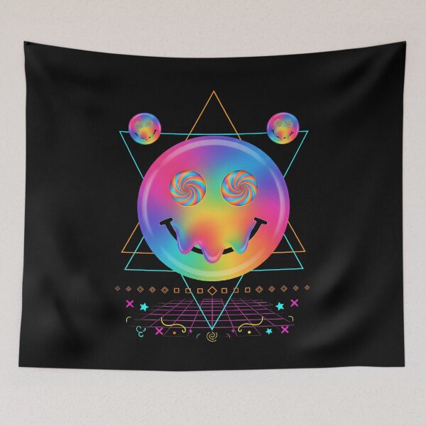 Item preview, trippy tie dye hippie rave techno designed and sold by LuminOrb.